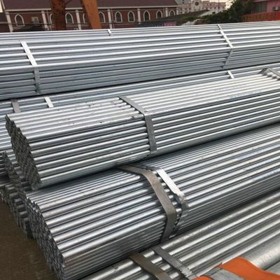 ซิงค์ Hot Dip Galvaniz Galvanized Tube ASTM A53 EN10219 EN10240 BS1139 JIS G3444 มาตรฐานสําหรับโครงสร้าง