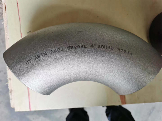 ASTM B466 UNS C70600 อุปกรณ์ท่อเศษไม้รัศมี 90 องศาข้อศอก