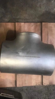 ASME / ANSI B16.9 ก้นเชื่อม Barred Tee 6 "x 6" Sch40 ASTM / UNS N02200
