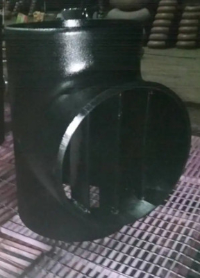 ASME / ANSI B16.9 ก้นเชื่อม Barred Tee 6 "x 6" Sch40 ASTM / UNS N02200