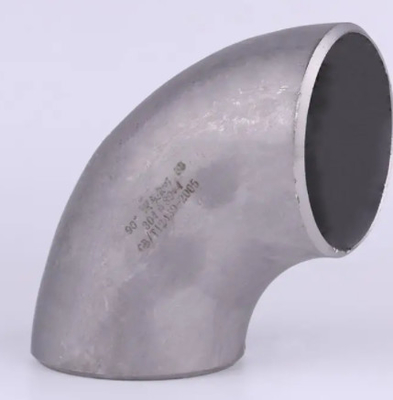 ASTM / UNS N02200 ข้อศอกเชื่อม 90 องศา S / R DN80 SCH80 ข้อต่อท่อเหล็กอัลลอยด์