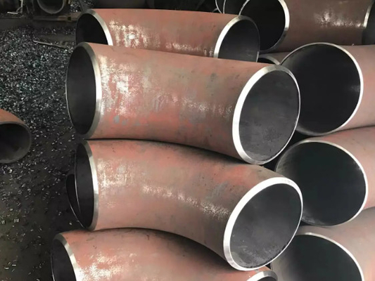 การเชื่อมแบบก้นแบบไม่มีรอยต่อความยาวรัศมีข้อศอก 90° 8”SCH-XS ASTM N08825 Alloy 825