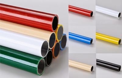 หลายสี ESD สีดำ Lean Pipe PE เคลือบ 0.8MM / 1.0MM / 1.2MM ความหนาท่อ