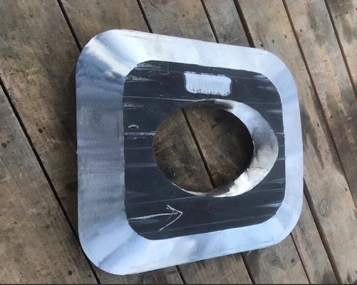 ท่อเหล็กคาร์บอนฟิตติ้งท่อเสริมแผ่น 90 STD-SCH20 ASTM A516 Gr. 70 50