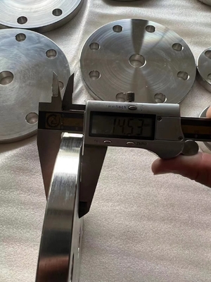 ASME B16.5 โลหะผสมนิกเกิลเหล็กหน้าแปลนตาบอด RF Hastelloy C22 12 