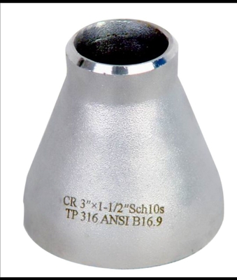 อุปกรณ์เชื่อมก้น UNS S31803 ตัวลดศูนย์กลาง SCH10 1 X 1/2 ASME B16.9