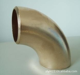 ข้อต่อท่อทองแดงข้อศอกเหล็กนิกเกิล 90D รัศมีโค้งสั้น C70600 ASME B16.9