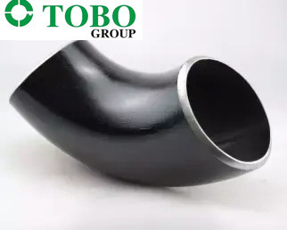 อุปกรณ์ท่อเชื่อมก้น A420 WPL6 ข้อศอกเหล็กกล้าคาร์บอนสั้นรัศมีโค้ง 3 