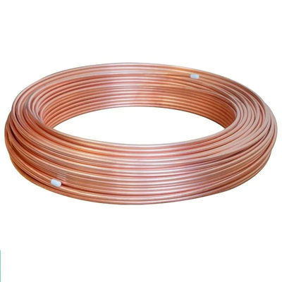 ท่อม้วนเหล็กไร้รอยต่อ 1/4 3/8 1/2 นิ้ว 10 ม. ท่อม้วนทองแดงทำความเย็น ASTM C11000