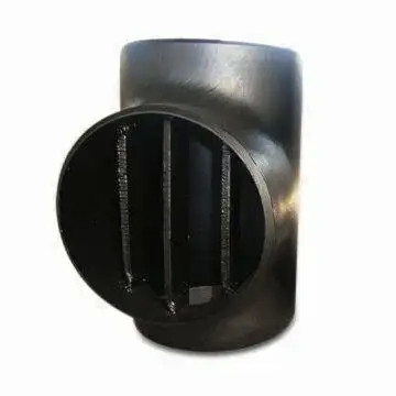 สภาพดี สะสมไนเคิล สายด่วน Tee ASME B16.9 4 นิ้ว SCH20 สีดํา