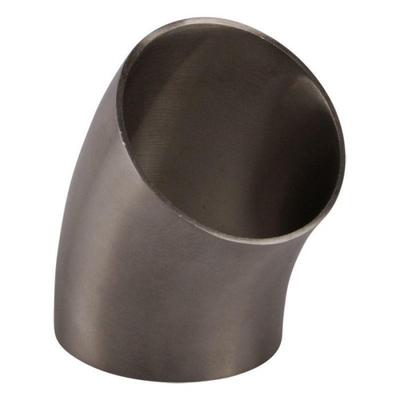 โลหะ นิเคิล สังกะสี Inconel 625 ที่ดีที่สุด 45 องศา Butt การปั่นเอลโค ASME B16.9 ขนาดที่กําหนดเองเงิน