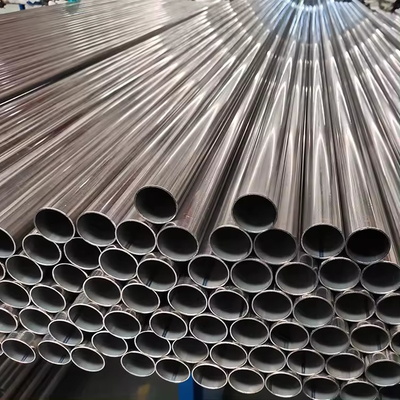 ท่อกลมเหล็กสแตนเลสม้วนร้อน 15x1M1F 1/2 นิ้ว SCH40 SMLS Tube ความยาว 6M