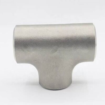 ASTM A312 Super Duplex B16.9 304 สแตนเลส Tee, UNS S31254 (254SMO)