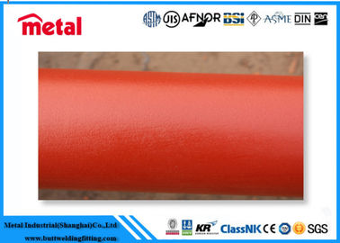 ท่อเหล็กเคลือบพลาสติกไม่มีรอยต่อ API 5L GRB / A106 GRB EPOXI 300 ไมครอน