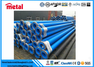 21.3 - 660 มม. Dia Pe Barrier ท่อ, ท่อโพลีเรียงรายด้วยเหล็กชุบสังกะสีแบบร้อน