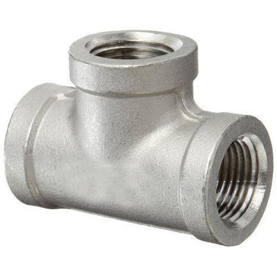 ฟอร์จฟิตติ้งท่อโลหะผสม SS Elbow Reducer Tee Cap หัวกลมรหัส DN15 - DN2400