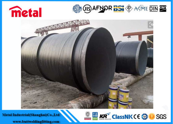API 5L X52 3LPE ท่อเหล็กเคลือบ DN600 SCH 40 ความหนา LSAW สำหรับของเหลว