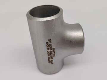 ASTM ASME B16.9 3 '' STD A403 WP304L ข้อต่อท่อสแตนเลสเท่ากับ Tee