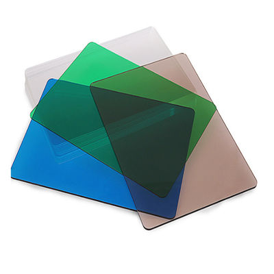 ขนาดที่กำหนดเองในผิวที่ชัดเจนด้วยแผ่น PMMA อะคริลิคด้านยาวสองขอบโค้งมน