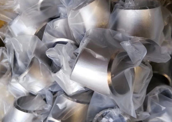 ASME SB366 ก้นเชื่อม 90 องศา Sch40 ท่อเหล็กลด