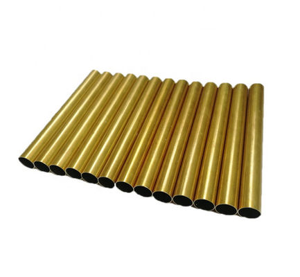 ASTM OD 6mm CuZn40 C27400 H62 ท่อทองเหลืองแบบตรง