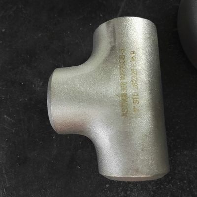 ASME WP310S 3-1 / 2 '' ข้อต่อท่อสแตนเลส Sch60 Round Tee