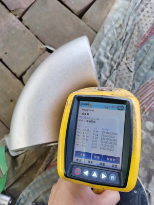 อุปกรณ์เชื่อมก้นข้อศอกโลหะผสมทองแดง C71500 รัศมีโค้งสั้น 90 องศา