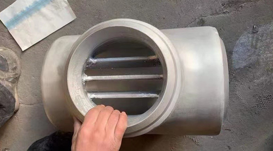 DN 200 mm, TEE BARRED, SCH80S, SMLS, DUPLEX SS, ASTM A815-UNS S31803, BW, ASME B16.9