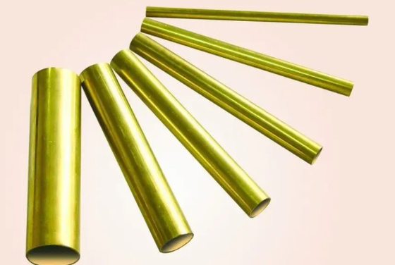 ท่อทองเหลือง UNS C-27200 สีแดง. 19,05 x 0.79 มม. อบอ่อนตาม ASTM B-135 บนแท่ง 5,800 มม.