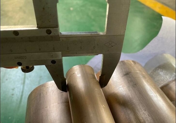 ท่อนิกเกิล Aolly CuNi 7030 ASTM B467 ท่อไม่มีรอยต่อขนาดเส้นผ่านศูนย์กลาง 25 