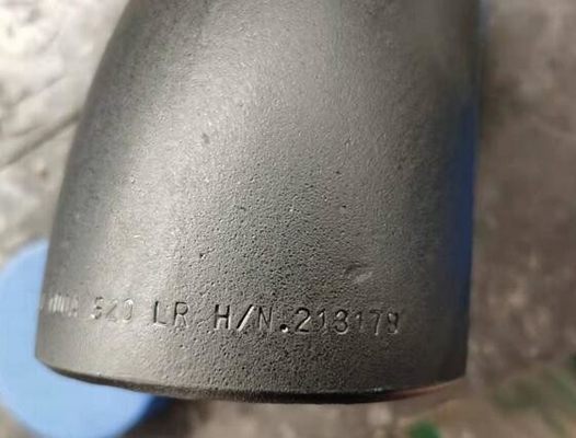 การเชื่อมแบบก้นแบบไม่มีรอยต่อความยาวรัศมีข้อศอก 90 องศา ASTM C70600 1/2”SCH40