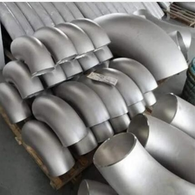 การเชื่อมแบบก้นแบบไม่มีรอยต่อความยาวรัศมีข้อศอก 90 องศา ASTM C70600 10”SCH10