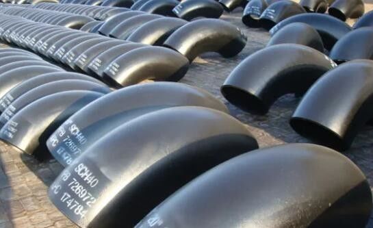 การเชื่อมแบบก้นแบบไม่มีรอยต่อความยาวรัศมีข้อศอก 90° 6”SCH-80 ASTM N08825 Alloy 825