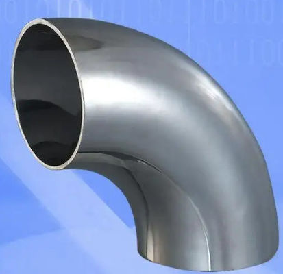 การเชื่อมแบบก้นแบบไม่มีรอยต่อความยาวรัศมีข้อศอก 90° 8”SCH-40 ASTM N08825 Alloy 825