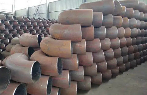 การเชื่อมแบบก้นแบบไม่มีรอยต่อความยาวรัศมีข้อศอก 90° 12”SCH-20 ASTM N08825 Alloy 825