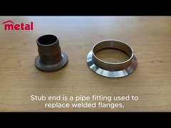 ปลายก้านทองแดงนิกเกิล UNS 70600 10” SCH40 Lap Joint Stub End Butt Weld Fittings