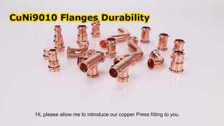 CuNi9010 หน้าแปลนเชื่อมเหล็ก RF ปลอมแปลง