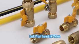 วาล์วอุตสาหกรรมประสิทธิภาพสูงสำหรับระบบควบคุมการไหล