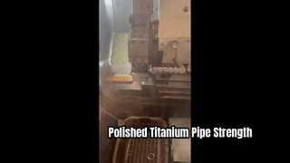 ท่อไทเทเนียมไร้ตะเข็บ GR5 ขัดเงา